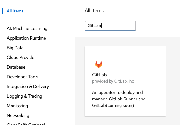 GitLab Operator